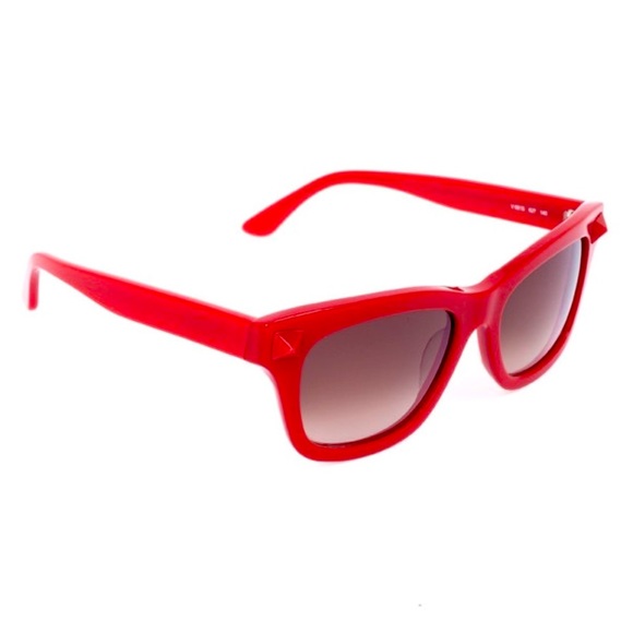 Authentic  ❤️‍🔥Valentino Red Stud 681S Womens Sunglasses - Picture 3 of 16
